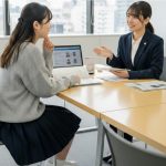 女子高校生が専門学校で個別相談