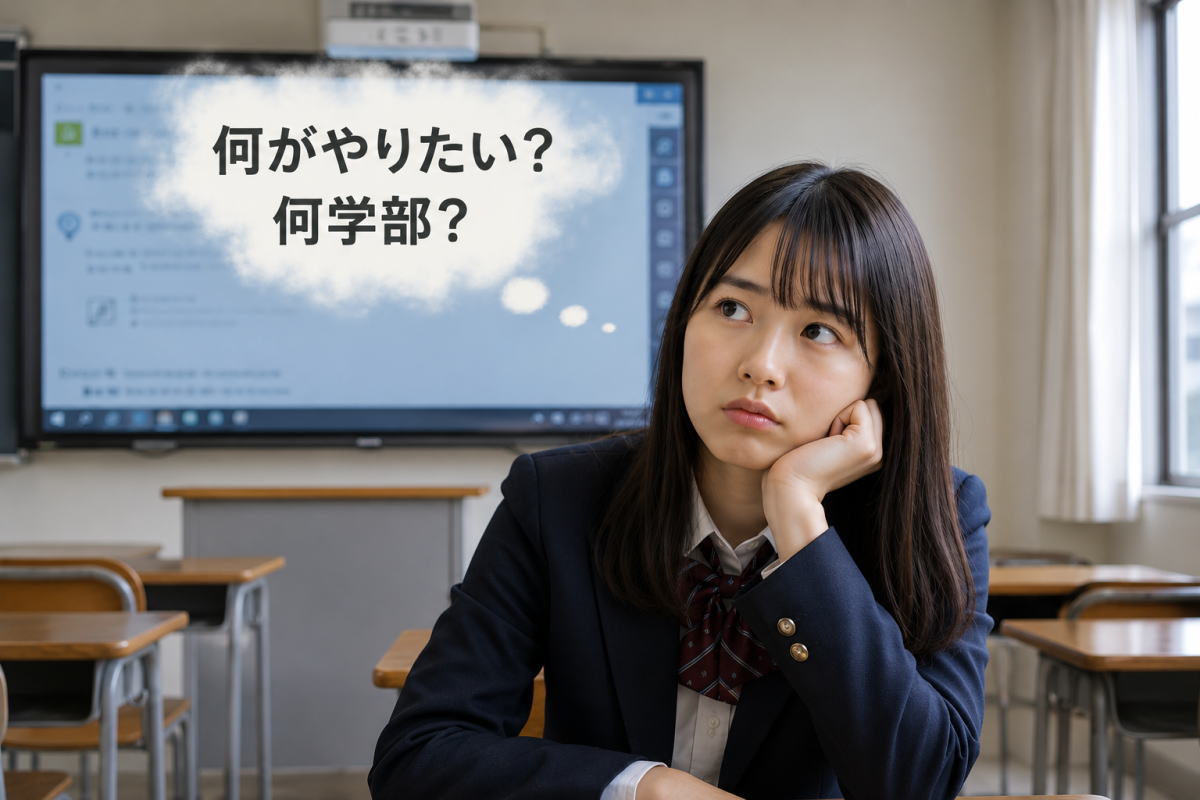 学部が決められないのに大学進学？─進路の矛盾に気が付いて
