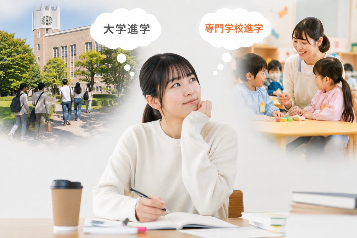 保育士を目指す大学と専門学校の違い、どっちがおすすめ？