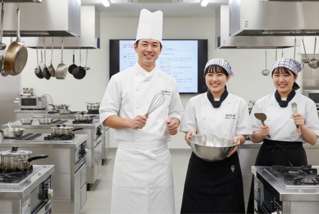 調理師専門学校先生と学生
