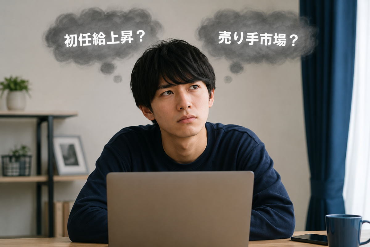 初任給上昇・売り手市場でもなぜ不安？大学で感じる違和感の正体とは